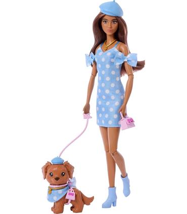 barbie-twinning-looks-muneca-morena-con-perrito