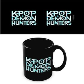 kpop-demon-hunters-taza-ceramica-negra-logo-325ml