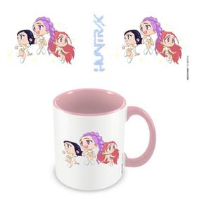 kpop-demon-hunters-taza-ceramica-interior-rosa-huntrix-chib