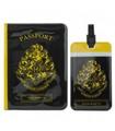 SET ETIQUETA+FUNDA DE PASAPORTE HOGWARTS