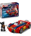 Lego 76336 Coche De Spider-man Vs. Lobezno Venomiza
