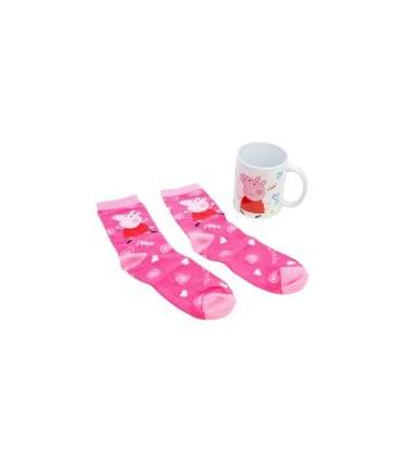 set-calcetines-y-taza-325-ml-peppa-pig