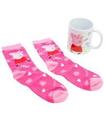 SET CALCETINES Y TAZA 325 ML PEPPA PIG