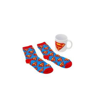 set-calcetines-y-taza-325-ml-superman-ic