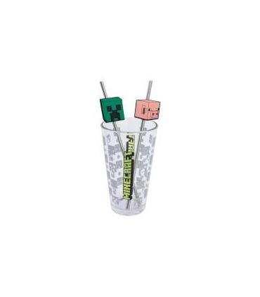 set-vaso-dos-pajitas-480-ml-minecraft-mo