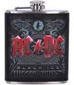 PETACA AC/DC BLACK ICE ALBUM EN RELIEVE, ACERO INOXIDABLE ON
