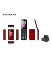 TELEFONO QUBO X-247RDC ROJO 4G (ACCTEF)