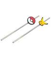 SET PAJITAS?3D? INOX POKEMON METAL MELTD