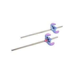 set-pajitas3d-inox-stitch-aloha