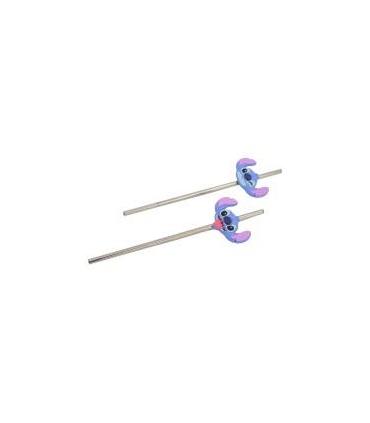 set-pajitas3d-inox-stitch-aloha