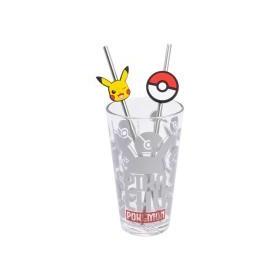 set-vaso-dos-pajitas-480-ml-pokemon-melt