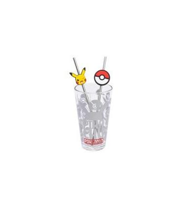 set-vaso-dos-pajitas-480-ml-pokemon-melt
