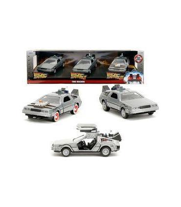 set-de-3-replicas-regreso-al-futuro-delorean-132