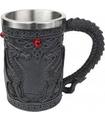 BLACK WING TANKARD 16CM