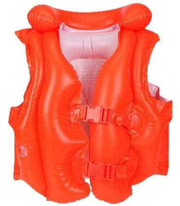 chaleco-hinchable-naranja-con-hebillas