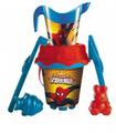Cubo de Playa Spiderman Con Regadera.