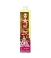 Barbie Chic Primaveral Rosa y Amarillo Estampado