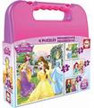 Puzzle Maleta Progresivas Princesas Disney 4 Puzzles