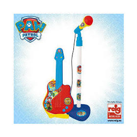 microfono-de-pie-con-guitarra-paw-patrol
