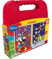 Puzzle Maleta 2x20 Disney Mickey