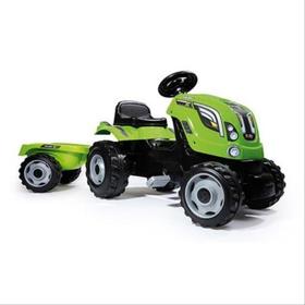 tractor-farmer-xl-verde-con-remolque-y-pedales