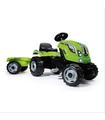 Tractor Farmer XL Verde con Remolque y Pedales