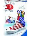 Puzzle 3D Zapatilla Portalapices American Style 108p