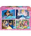 Multi 4 Puzzles Disney Princess