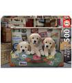Puzzle Cachorros en el Equipaje 500Pz