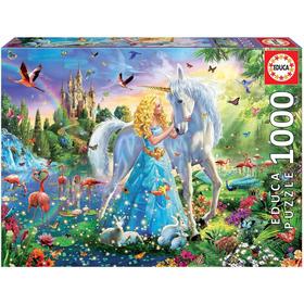 puzzle-la-princesa-y-el-unicornio-1000pz