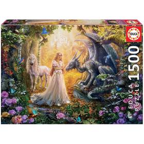 puzzle-dragon-princesa-y-unicornio-1500pz