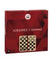 Juego Ajedrez y Damas Madera