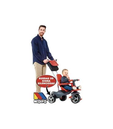 triciclo-rueda-goma-cinturones-y-bolsa-rosa